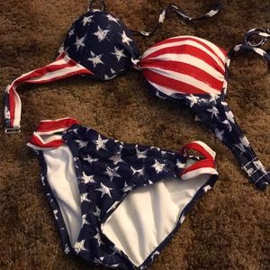 American flag bikini